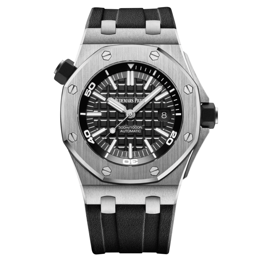 Ocean Crest 44 – Black Diver Watch