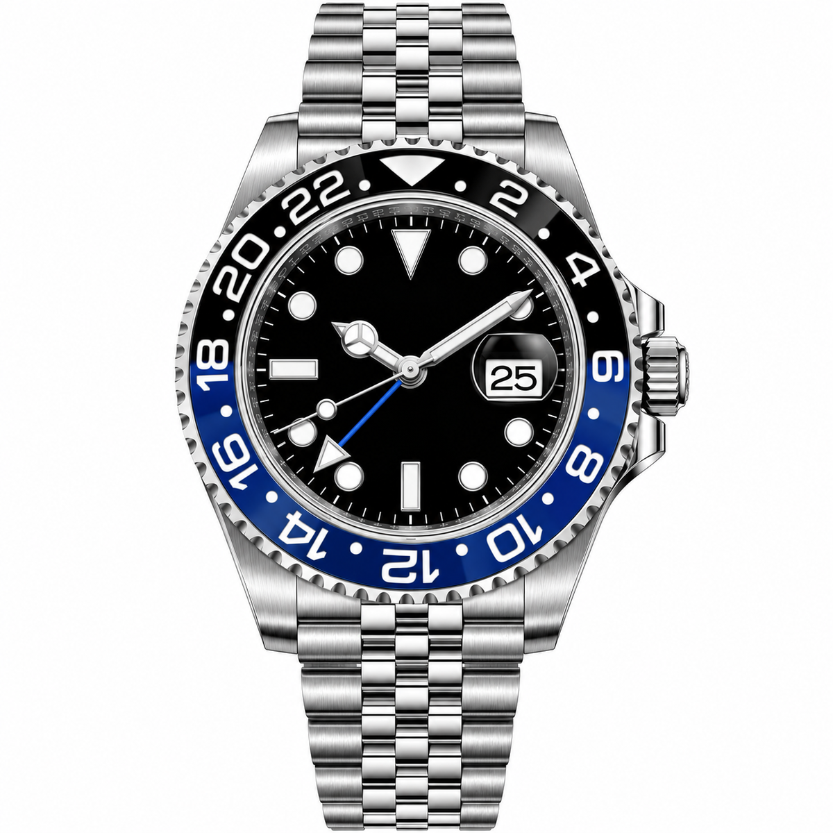 Imperial GMT Automatic – Black & Blue Bezel