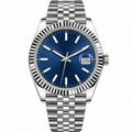 Prestige Steel Automatic – Silver & Blue Dial