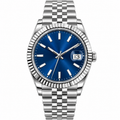 Prestige Classic Automatic – Blue Index Dial & Stainless Steel Bracelet