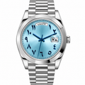 Blue Arabic Dial Platinum