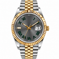 Prestige Classic 41MM Automatic – Two-Tone Steel & Gold, Slate Grey Roman Dial