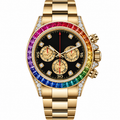 Imperial Gold Chronograph – Rainbow Bezel