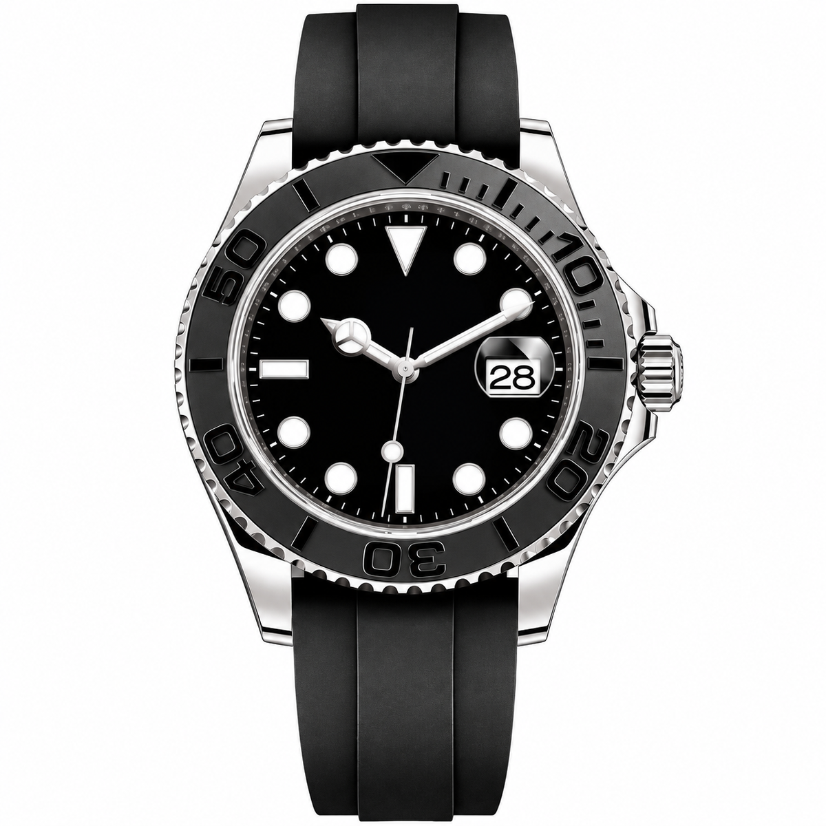 Imperial Marine Automatic – Black Rubber Strap