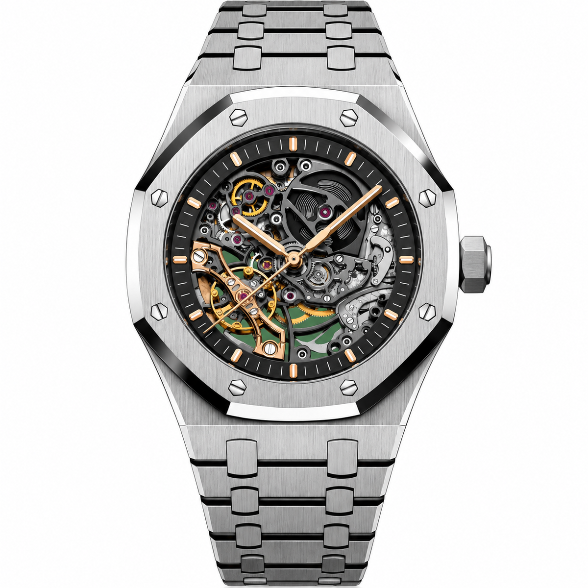 Imperial Steel Automatic 41MM – White Dial
